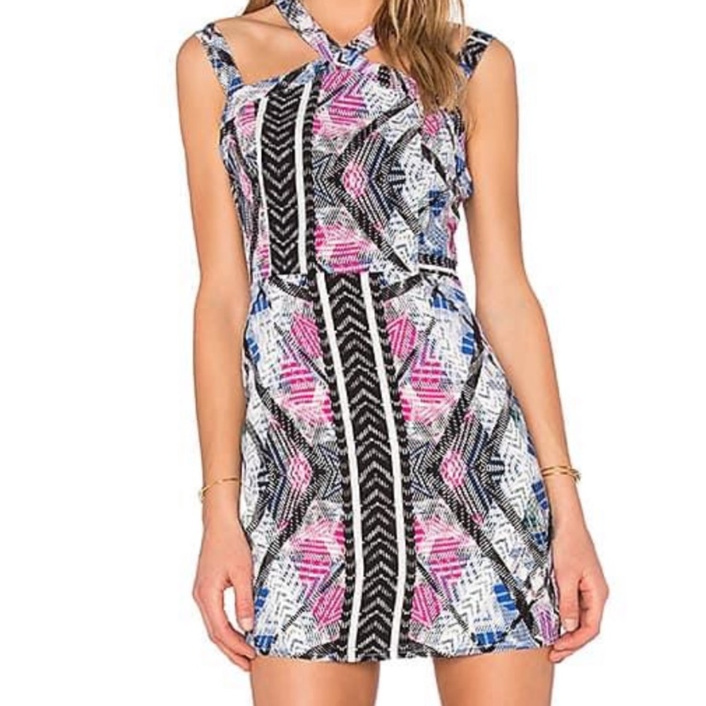Abstract cocktail dress